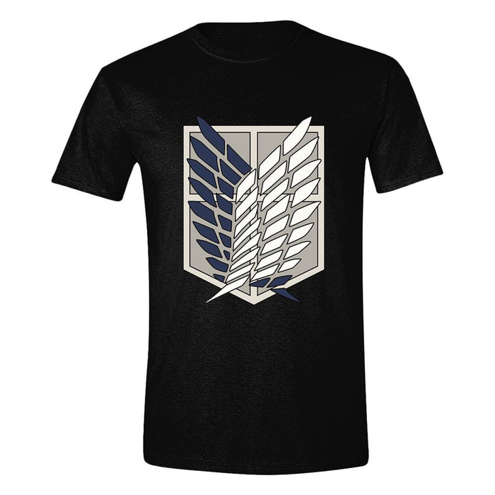 Attack on Titan T-Shirt - Shield - Schwarz