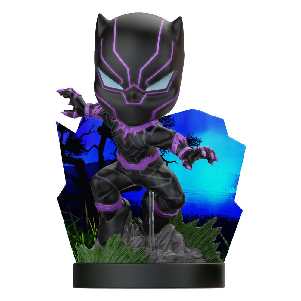 Marvel - Mini-Diorama Black Panther (Kinetic Energy) SDCC Exclusive (10 cm)