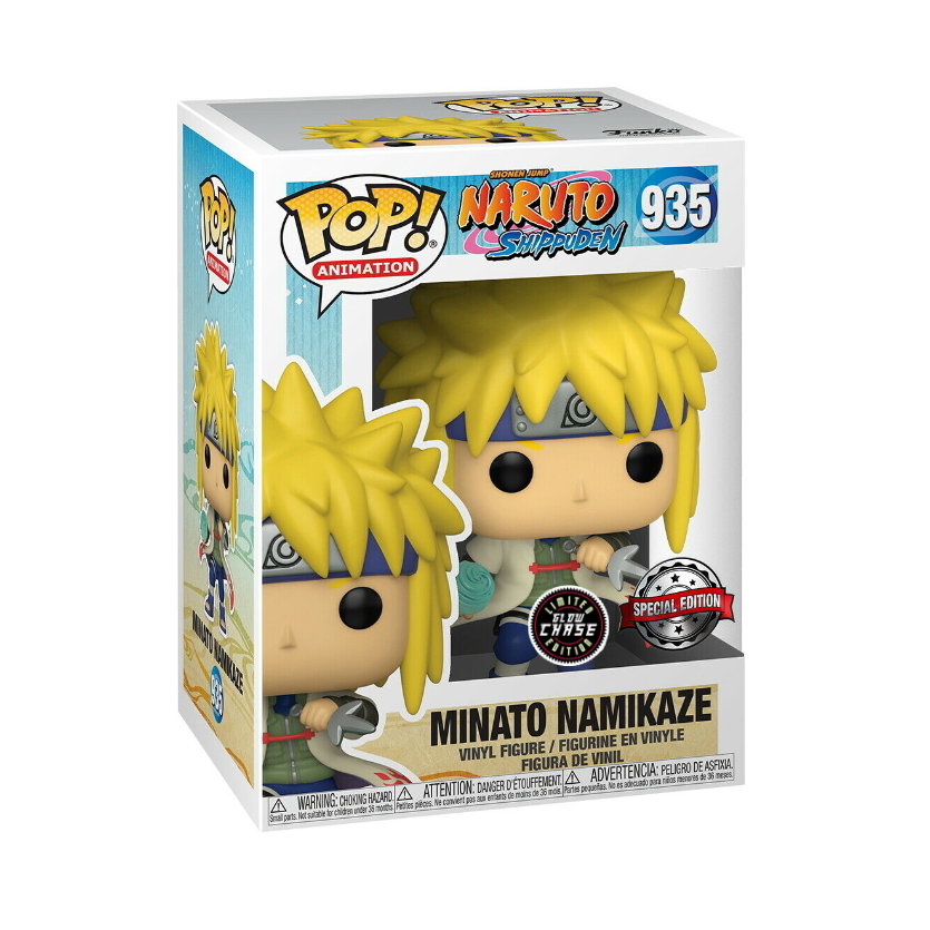 Funko Pop! Naruto Shippuden - Minato Namikaze (Rasengan) *Chase* #935 (Box Beschädigt)