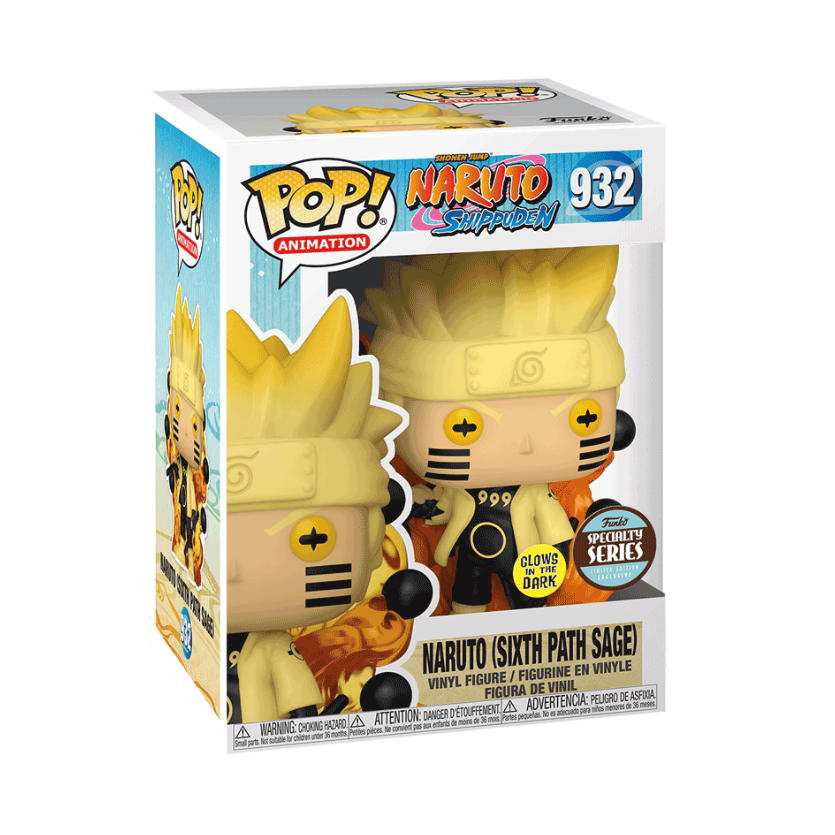 Funko Pop! Naruto Shippuden - Naruto (Sixth Path Sage) GITD #932
