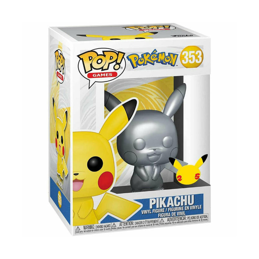 Funko_Pop_Pokemon_Pikachu_Silver_Chrome