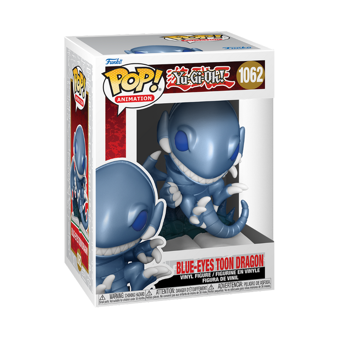 Funko Pop! Yu-Gi-Oh - Blue-Eyes Toon Dragon (Metallic) #1062