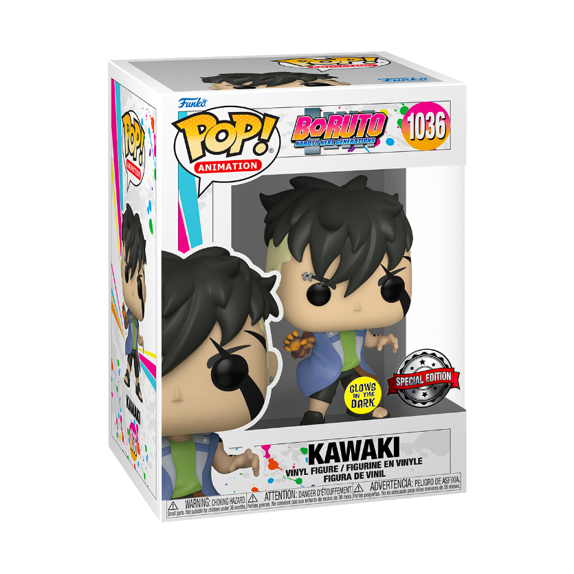 Funko Pop! Boruto - Kawaki (GITD) #1036 (Box beschädigt)