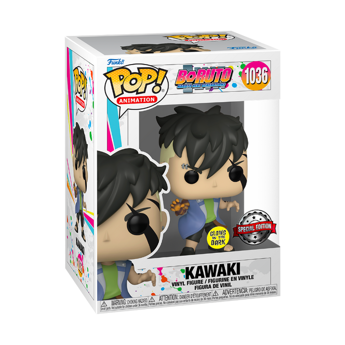 Funko Pop! Boruto - Kawaki (GITD) #1036 (Box beschädigt)